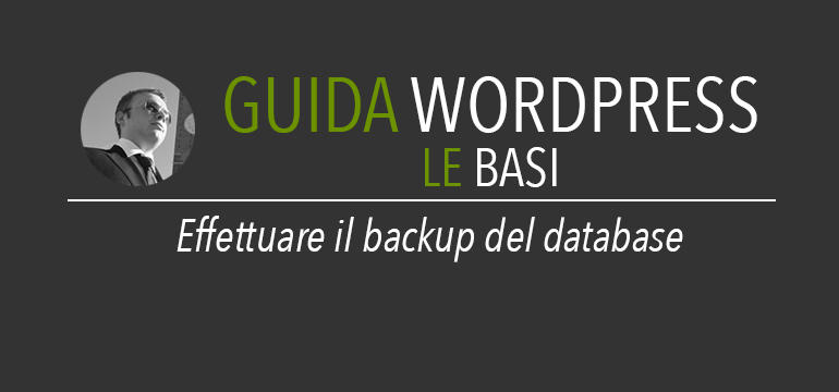 Backup del database di wordpress